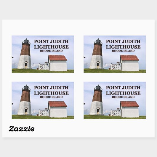 Point Judith Lighthouse, Rhode Island Stickers (Vel)