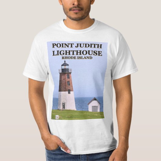 Point Judith Lighthouse, Rhode Island T-Shirt (Voorkant)