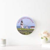 Point Judith Lighthouse, Rhode Island Wall Clock Ronde Klok (Huis)