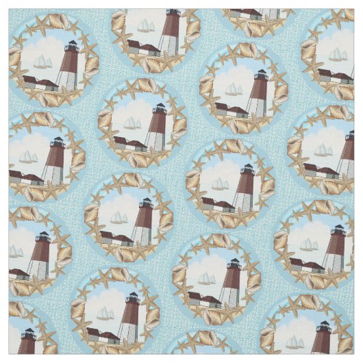 Point Judith Lighthouse Stof (Swatch)