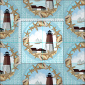 Point Judith Lighthouse Stof (Delen)