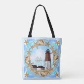 Point Judith Lighthouse-tas Tote Bag (Achterkant)