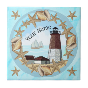 Point Judith Lighthouse Tegeltje