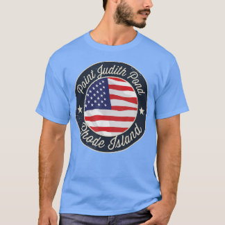 Point Judith Pond - Patriotic Rhode Island Souveni T-shirt