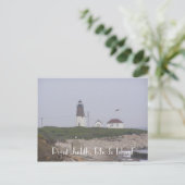 Point Judith, Rhode Island Briefkaart (Staand voorkant)