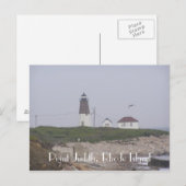 Point Judith, Rhode Island Briefkaart (Voorkant / Achterkant)