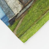 Point Judith vuurtoren Fleece Blanket (Hoek)