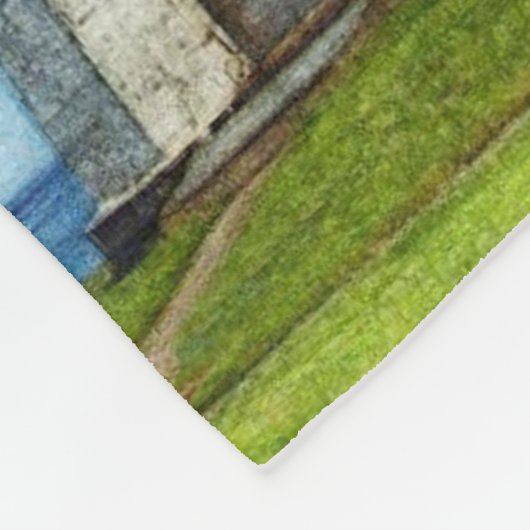 Point Judith vuurtoren Fleece Blanket (Hoek)