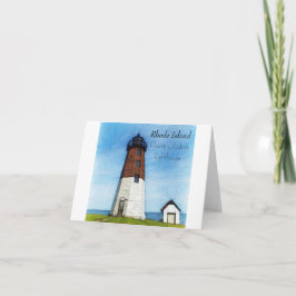 Point Judith vuurtoren Rhode Island Kaart