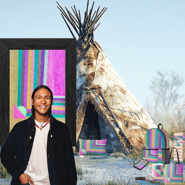 "Point" Kussen (Get the full “Point” collection at: https://bit.ly/SmartArtIIZazzle. )