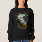 Point Lobos California Distress Circle Trui (Voorkant)