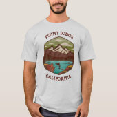 Point Lobos, California State Parks T-shirt (Voorkant)