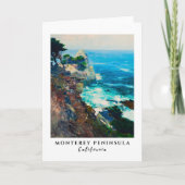 Point Lobos Monterey Peninsula California Seascape Kaart (Voorkant)
