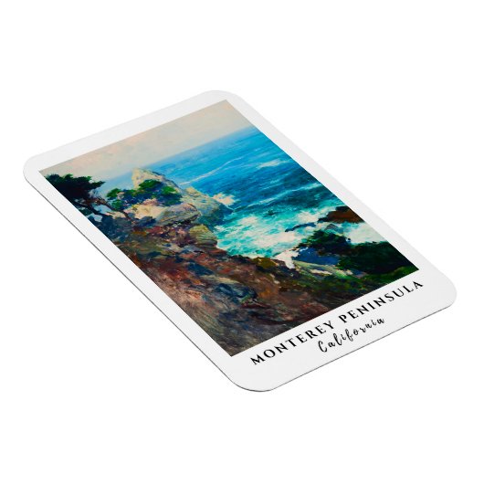 Point Lobos Monterey Peninsula California Seascape Magneet (Rechterzijde)