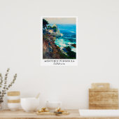 Point Lobos Monterey Peninsula California Seascape Poster (Keuken)