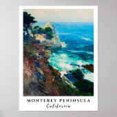 Point Lobos Monterey Peninsula California Seascape Poster (Voorkant)
