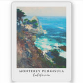 Point Lobos Monterey Peninsula California Seascape Sticker (Voorkant)
