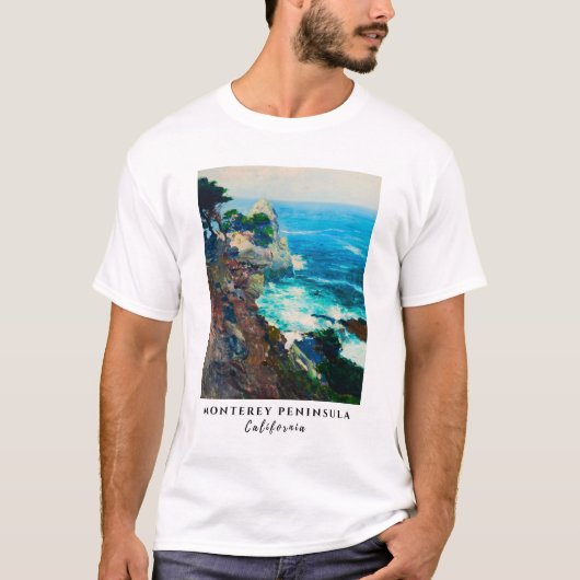Point Lobos Monterey Peninsula California Seascape T-shirt (Voorkant)