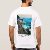 Point Lobos Monterey Peninsula California Seascape T-shirt (Achterkant)