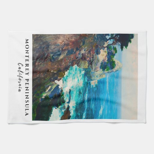 Point Lobos Monterey schiereiland Californië kust Theedoek (Horizontaal)