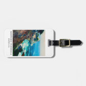 Point Lobos Monterey schiereiland Kust Californië Bagagelabel (Voorkant horizontaal)