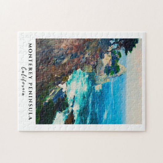 Point Lobos Monterey schiereiland Kust Californië Legpuzzel (Horizontaal)