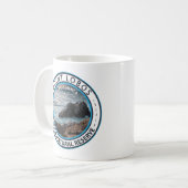 Point Lobos State Natural Reserve California Badge Koffiemok (Voorkant links)