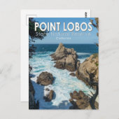 Point Lobos State Natural Reserve California Briefkaart (Voorkant / Achterkant)