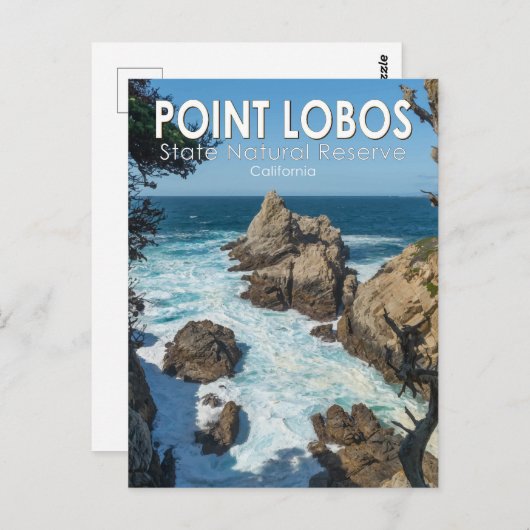 Point Lobos State Natural Reserve California Briefkaart (Voorkant / Achterkant)