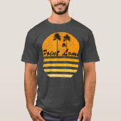 Point Loma CA  Retro 70s Throwback Surf T-shirt (Voorkant)