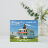 Point Lookout Lighthouse, Maryland Briefkaart (Staand voorkant)