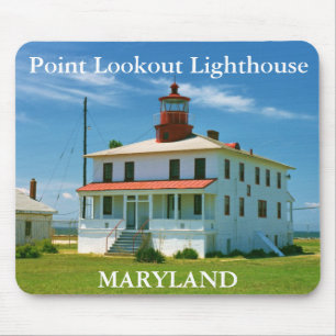 Point Lookout Lighthouse, Maryland Mousepad Muismat