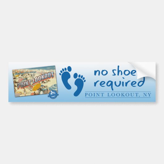 Point Lookout, NY 11569-Bumpersticker Bumpersticker (Voorkant)