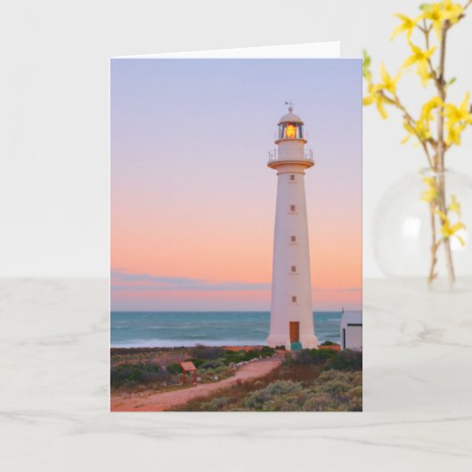 Point Lowly Lighthouse Kaart (Gele Bloem)