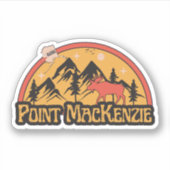 Point MacKenzie, Alaska Sticker (Voorkant)