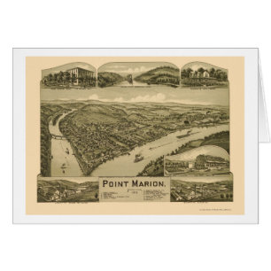 Point Marion, PA Panoramic Map - 1902