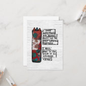 Point of an Artichoke Wenskaarten Funny Veggie Kaart (Voorkant / Achterkant in situ)