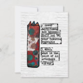 Point of an Artichoke Wenskaarten Funny Veggie Kaart (Voorkant)