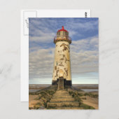 Point of Aye Talacre North Wales Briefkaart (Voorkant / Achterkant)