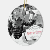 Point of Entry Lawn Jockey Keramisch Ornament (Links)