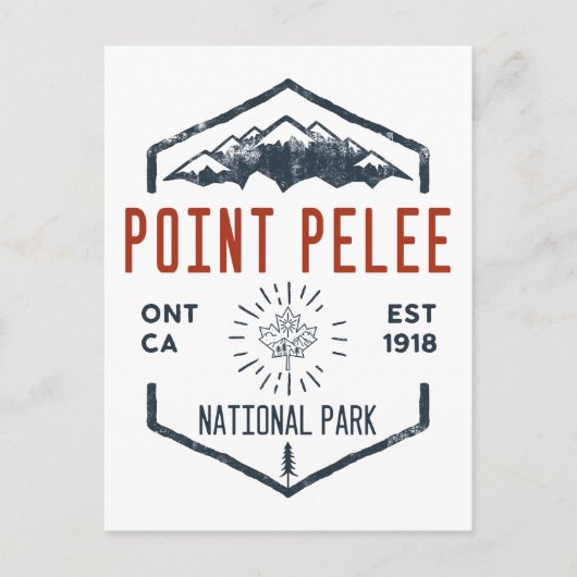 Point Pelee National Park Canada Distress Briefkaart (Voorkant)
