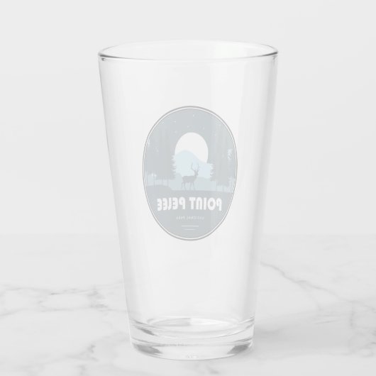 Point Pelee National Park Herten Glas (Achterkant)