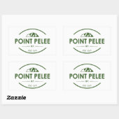 Point Pelee National Park Ontario Canada Rechthoekige Sticker (Vel)