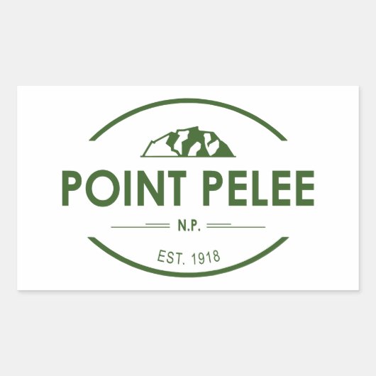 Point Pelee National Park Ontario Canada Rechthoekige Sticker (Voorkant)