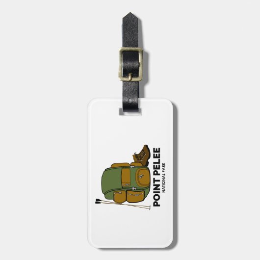 Point Pelee National Park Ontario Canada Rugzak Bagagelabel (Voorkant verticaal)