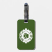 Point Pelee National Park Sun Trees Bagagelabel (Achterkant verticaal)