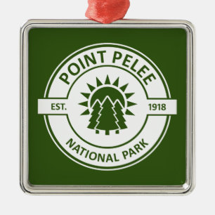 Point Pelee National Park Sun Trees Metalen Ornament