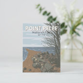Point Pelee National Park Travel Art  Briefkaart (Staand voorkant)