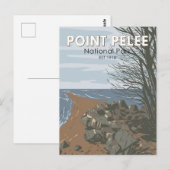 Point Pelee National Park Travel Art  Briefkaart (Voorkant / Achterkant)