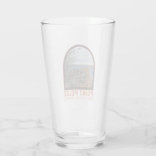 Point Pelee National Park Travel Art Glas (Achterkant)